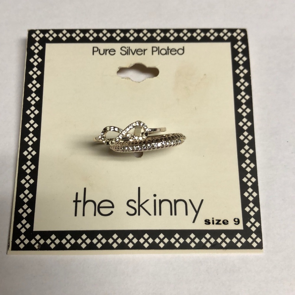 The Skinny Pure Silver Plated Ring Set